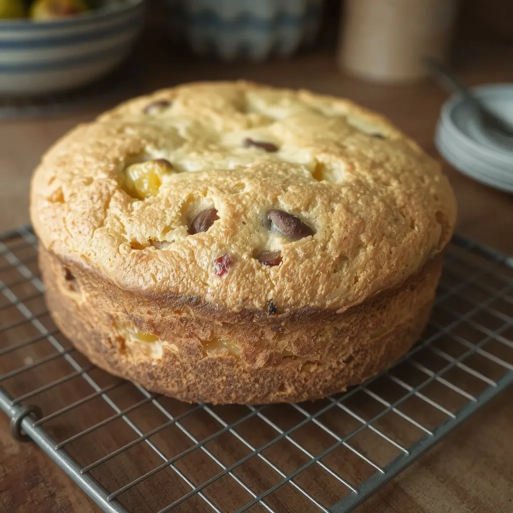 Cake doré cuit