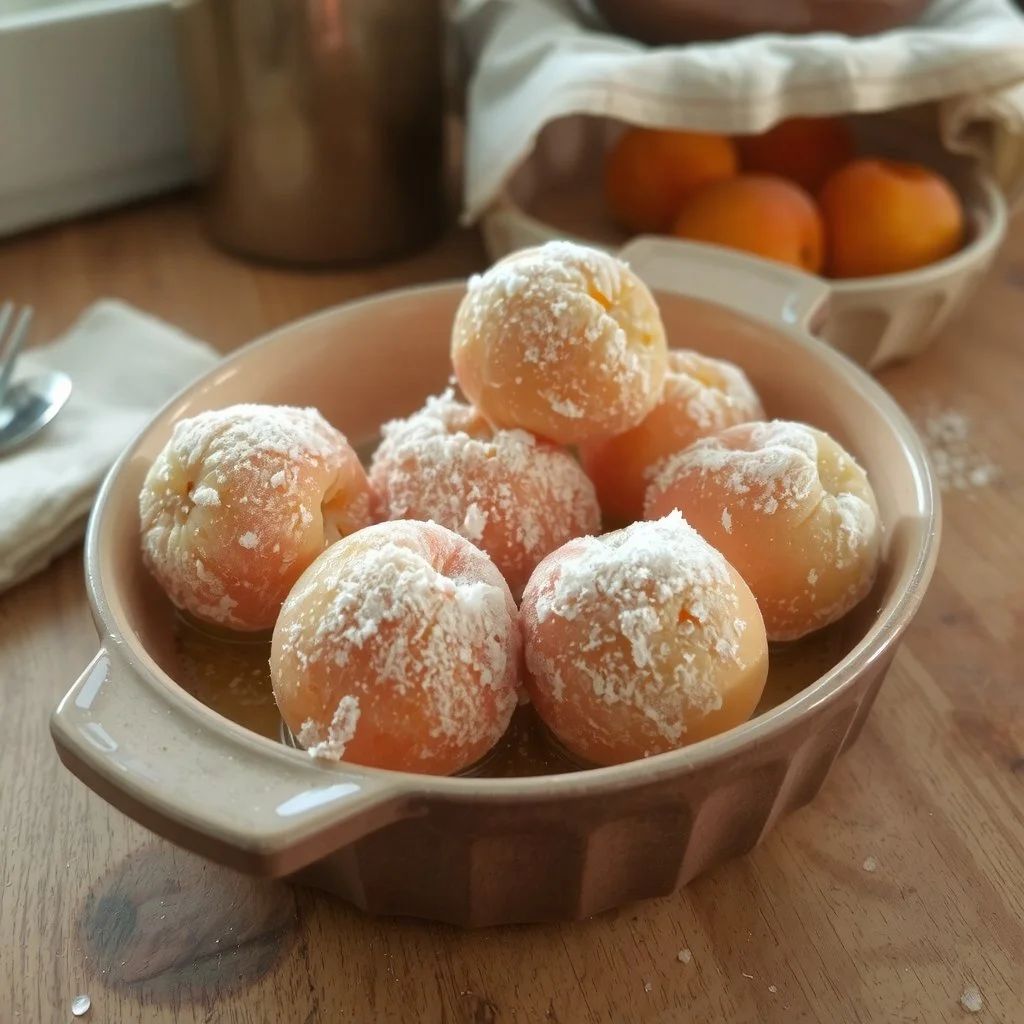 Ajout des abricots congelés