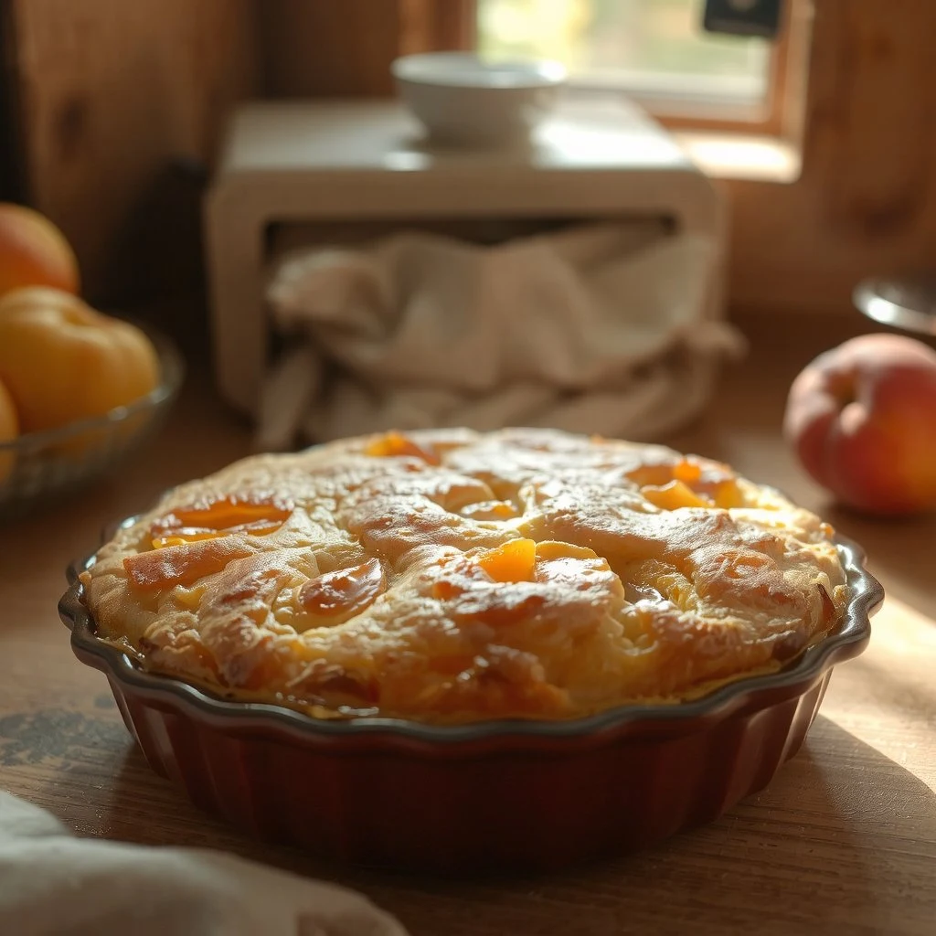 Clafoutis à la sortie du four