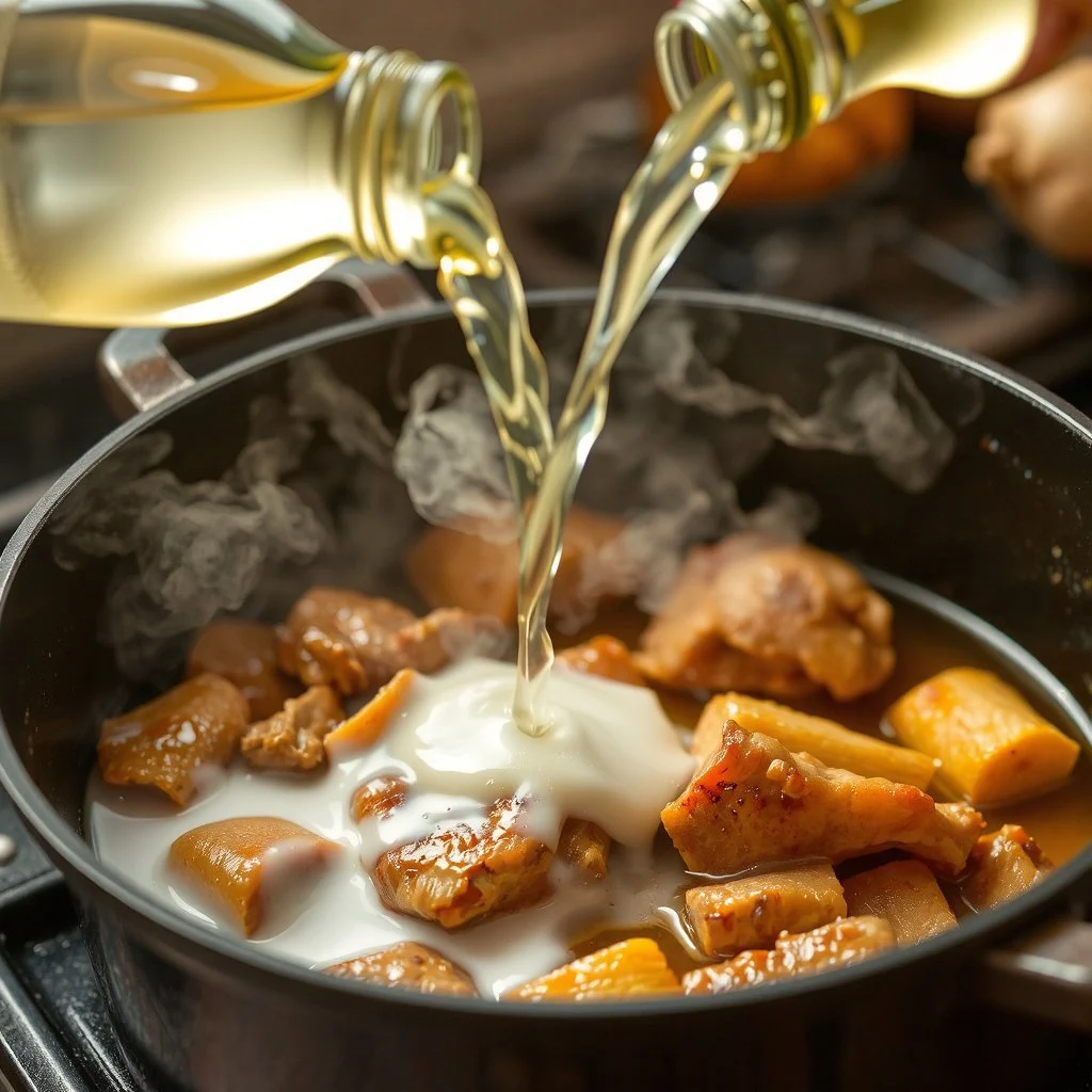 Déglacer au vin