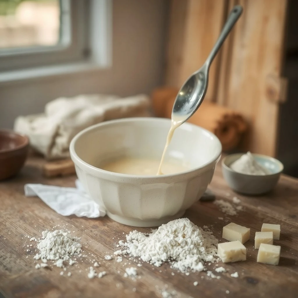 Préparation de la pâte