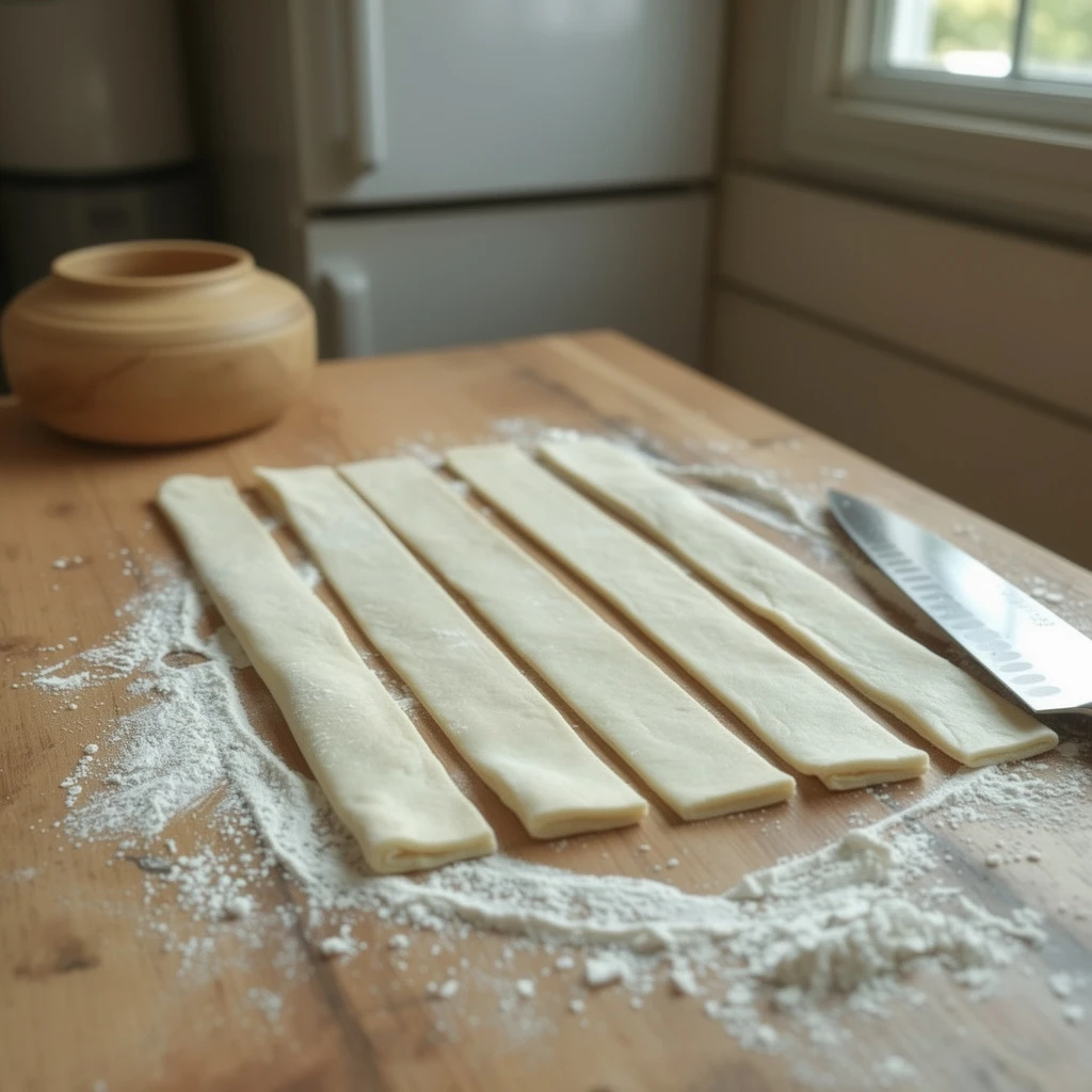 Découpe des bandes