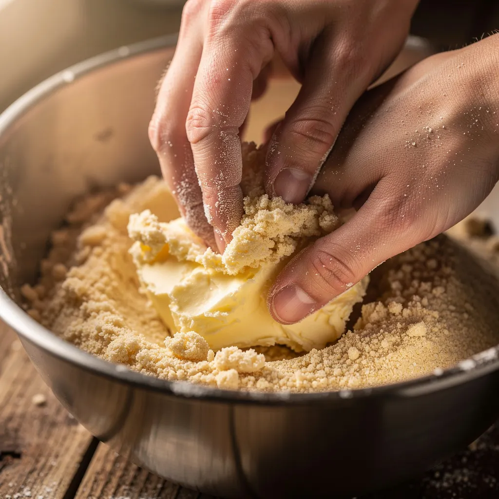 Sablage de la pâte