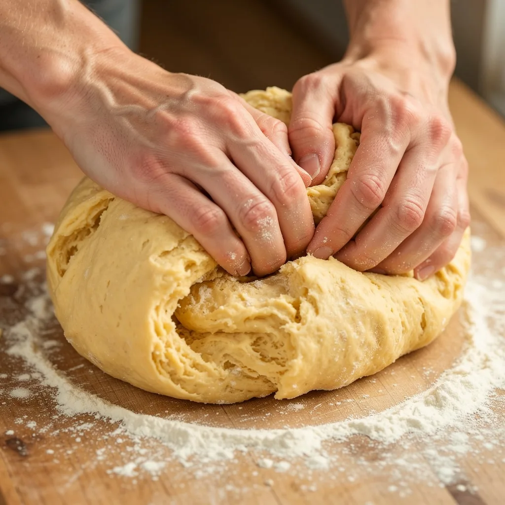 Pâte travaillée