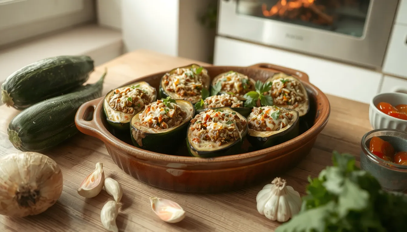 aubergines farcies au boeuf