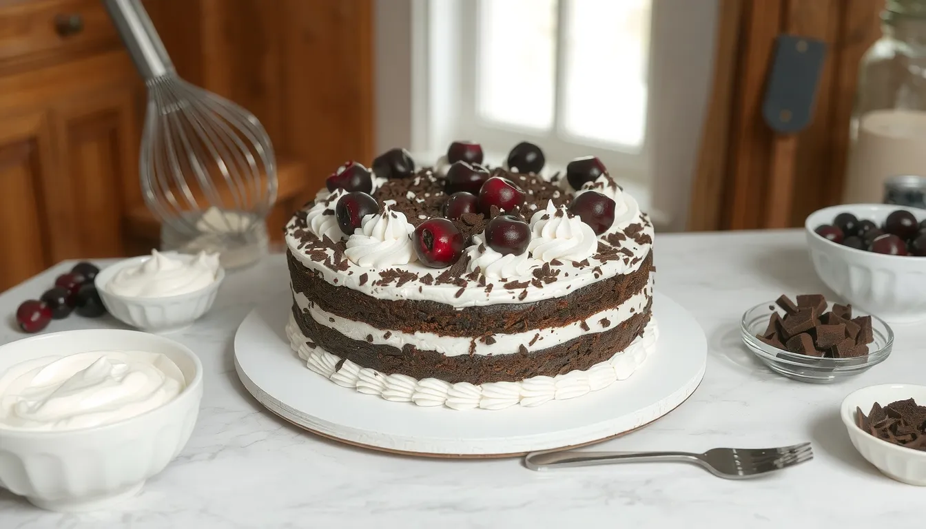 recette forêt noire professionnelle