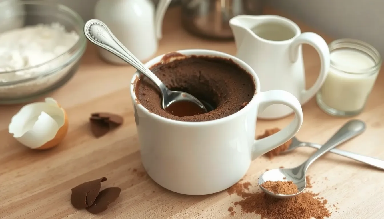 mug cake chocolat recette