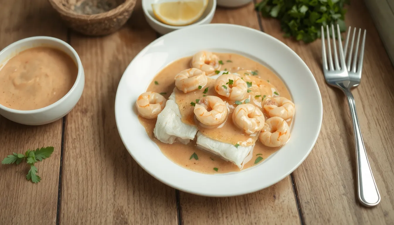 sauce crevettes pour poisson